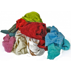 Terry Cloth Rags - High Lint - Colored / MT