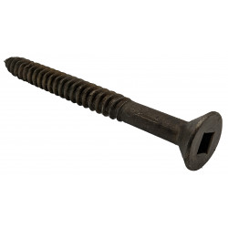 Flat Head #12 Robertson Wood Screws / Lubricized® (BULK)