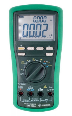 10,000-Count Digital Multimeter, 1000V, 10A (DM-820A)