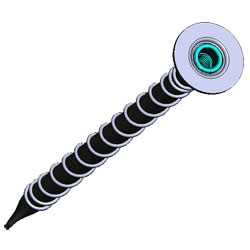 Asphalt Anchors - 5/8" dia. - Carbon Steel / Zinc Plated