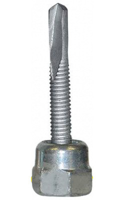 Sammys Vertical Steel Threaded Rod Anchor - 3/8" Rod - 1/4"-14 x 1"