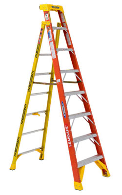 Leaning Step Ladder - Type 1A - Fiberglass / L6200 Series *LEANSAFE
