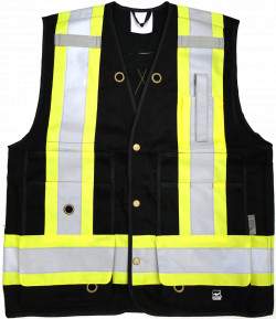 Surveyor's Safety Vest - Unlined - Polyester / VIK6165R Series *OPEN ROAD®