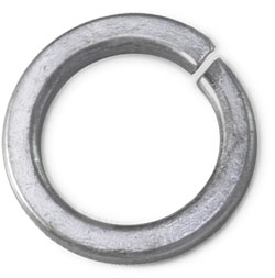 Lock Washer - Hi-Collar Helical Spring - Steel / Zinc