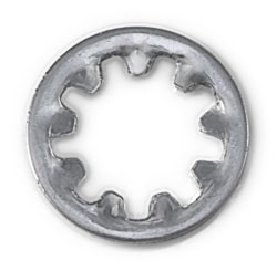 Lock Washer - Internal Tooth - Steel / Zinc