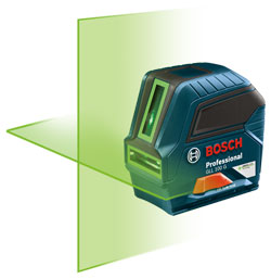 Green-Beam Self-Leveling Cross-Line Laser - *BOSCH