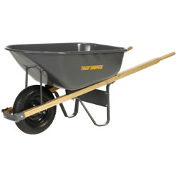 Wheelbarrow - 6 cu. ft. - Grey Steel / C6 Series