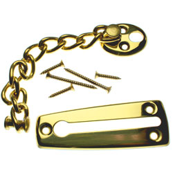 Chain Door Guard - Brass Plating / 75-6270