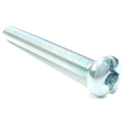 Round Head 1/4" - 20 Combination Machine Screws / Zinc (PKG)