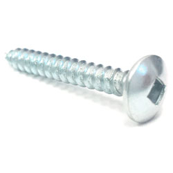 Truss Head #6 Robertson Sheet Metal Screws / Zinc (PKG)