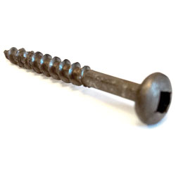 Pan Head #8 Robertson Wood Screws / Lubricized® (BULK)