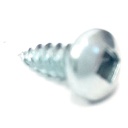 Pan Head #8 Robertson Sheet Metal Screws / Zinc (BULK)