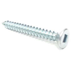 Flat Head #4 Robertson Wood Screws / Zinc (BULK)