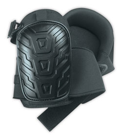 Kneepads - Black - Hard - Closed Cell Foam / KP345