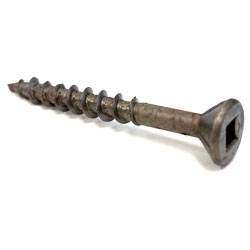 Flat 4 Lug Head #8 Robertson Wood Screws / Lubricized® (BULK)