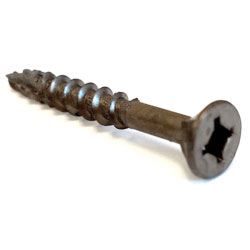 Flat 4 Lug Head #8 Recex® Wood Screws / Lubricized® (BULK)
