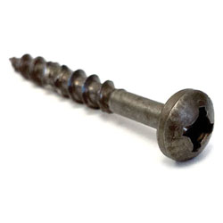 Pan Head #8 Recex® Wood Screws / Lubricized® (BULK)