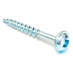 Round / Washer Head 8 Robertson Wood Screws / Zinc (BULK)