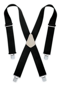 Suspenders - Black - Stretch Fabric / SP17BL