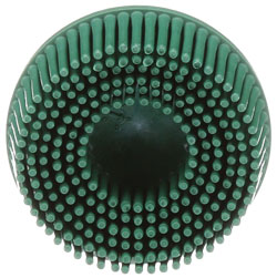 Scotch-Brite™ Roloc™ Bristle Disc, 2 in x 5/8 Tapered 50 - 