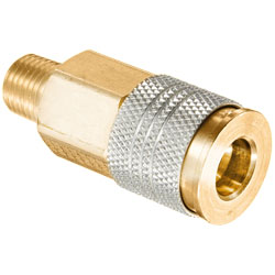 Coupler - Male Pipe - Brass / QDUNIAC4 Series *UNIVERSAL