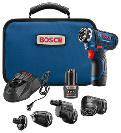 12V Max Chameleon Drill/Driver with 5-In-1 Flexiclick® System and (2) 2.0 Ah Batteries - *BOSCH