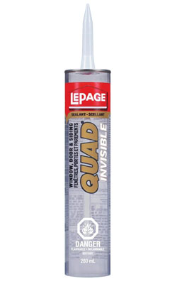 Sealant - Window, Door & Siding - Cartridge / 1880786 *QUAD® INVISIBLE