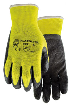 Palm Coated Gloves - EN 388 2242 - Poly/Cotton / 322 *FLASH LITE