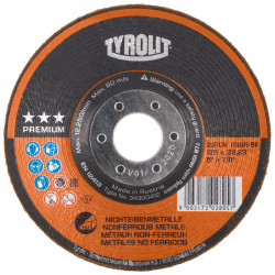 Premium Rondeller Aluminum Blending Wheel 5"x7/8" TYPE 29 Aluminum A36N-BF - *RONDELLER