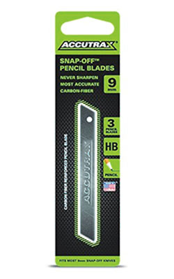 Carbon Fiber Snap-Off HB Pencil Blades Carbon Fiber Snap-Off HB Pencil Blades