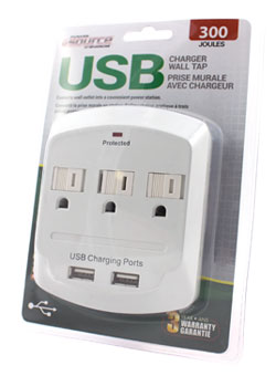 Wall Outlet & Charger - USB - White / 6618