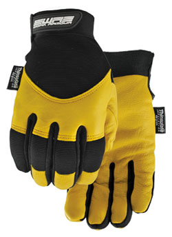 Winter Gloves - Thinsulate C40 Lined - Full Grain Goatskin / 9005 *FLEXTIME