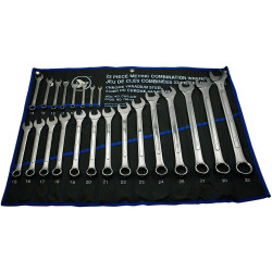 22 PC Metric Raised Panel Combination Wrench Set - *JET