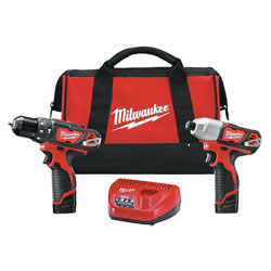 M12 12 Volt Lithium-Ion Cordless Hammer Drill/Impact Driver Combo Kit (2-Tool)
