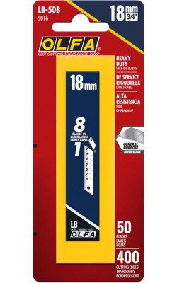 18 mm Snap-off Blade - 50 Pack