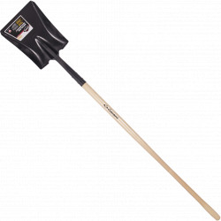 Square Point Shovel - Long Handle - Steel / GHS2FLS *PRO