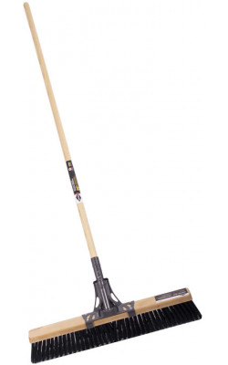24" Coarse Bristle Push Broom