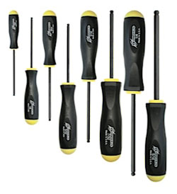 Screwdriver Set - Hex Drive - Standard - Ball End - SAE - 8pc / 10633