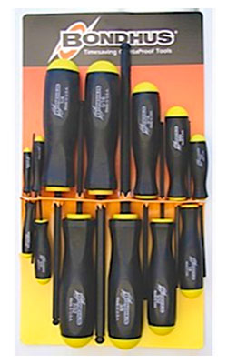 Screwdriver Set -Hex Drive - Standard - Ball End - SAE - 13pc / 10637