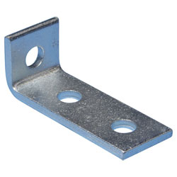 1-2 Hole Corner Short Angle Bracket - 3 7/8" - Steel / L190000EG *ELECTROGALVANIZED