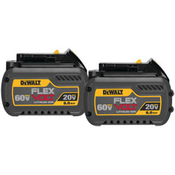 Battery - 6.0 Ah - 20V/60V Li-Ion / DCB606-2 *FLEXVOLT (2 Pack)
