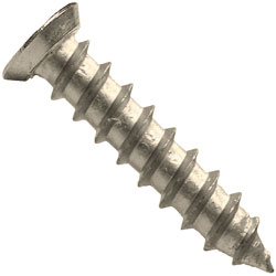 Flat Undercut Head 10-16 Robertson Sharp Point Screws / RUSPRO® Coated (BULK)