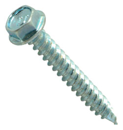 Hex Washer Head 8-15 Sharp Point Self-Piercing Screw / Stainless Steel (BULK)