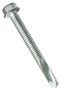 Hex Washer Head 12-24 Self-Drilling Extra Drill TEK Screws / RUSPRO® Coated (BULK)