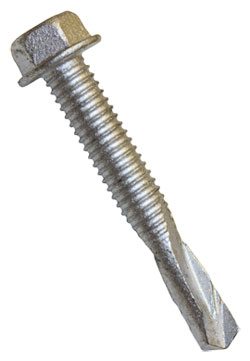 Hex EPDM Washer Head 1/4-28 Self-Drilling TEK Screws / RUSPRO® Coated (BULK)