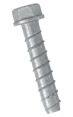 Hex Head TORPEDO® Bolt 5/8" - Galvanized Carbon Steel / UTB