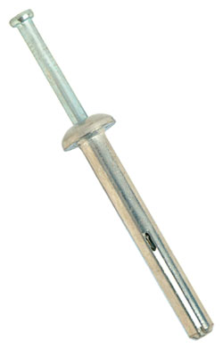 Zamac Pin Bolt Anchor - 3/16" Zinc Plated Steel / ZAM (PKG)