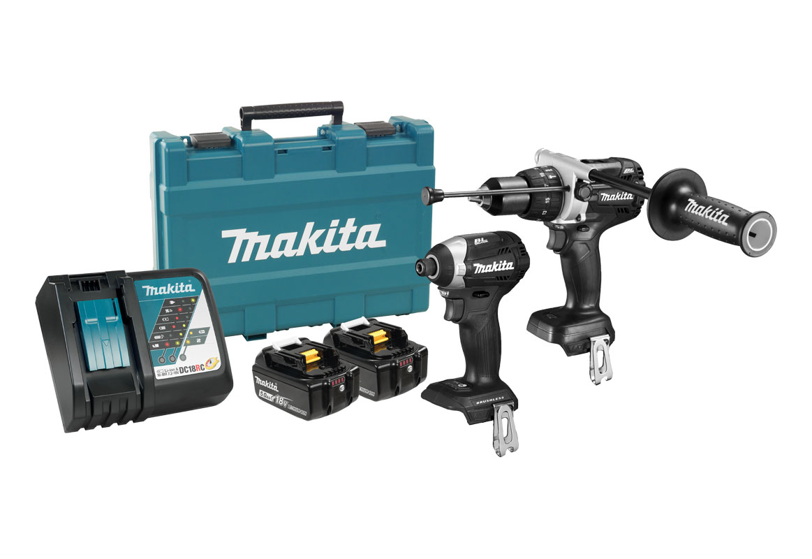 Makita 2 Tool Kit - 18V Li-Ion / DLX2176T
