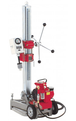 Diamond Coring Rig with Large Base Stand, Vac-U-Rig® Kit and Meter Box