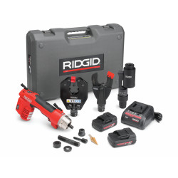RE 6 Electrical Tool Kit w/SC-60C Scissor Cutter, 4P-6 4PIN™ Dieless Crimp Head and Swiv-L-Punch™ Knockout Punch Head